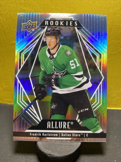 2022-23 UPPER DECK Allure Rookies Card Fredrik Karlstrom #113 RC Dallas ...