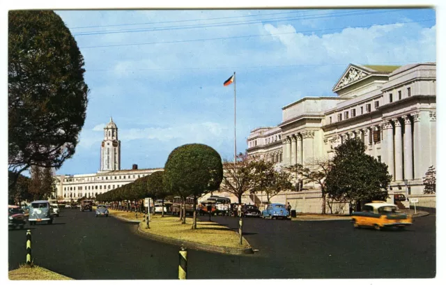 1960s Philippines Postcard Congress of the Republic Buildings Manila Unposted