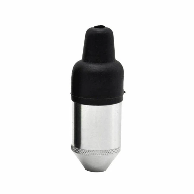 Silver | Smooth Metal e-Snuff Spice Storage w/ Rubber Pacifier Bullet