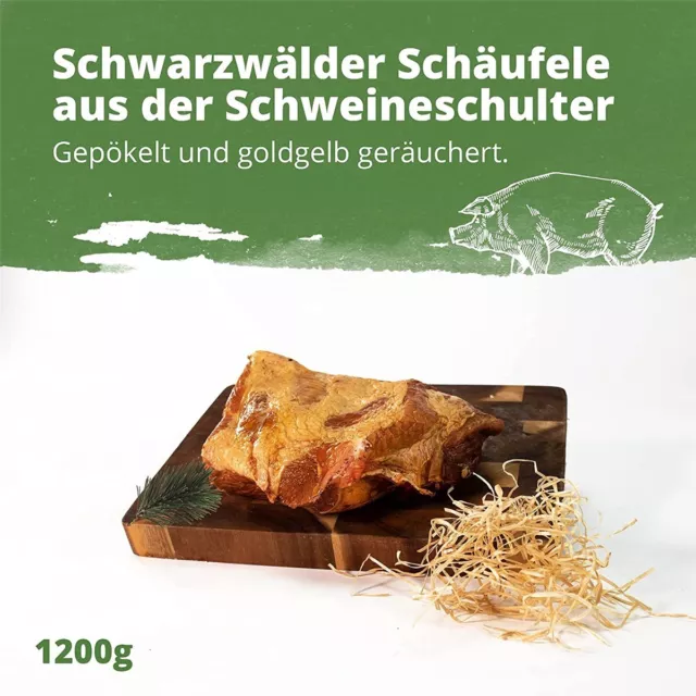 Schwarzwälder Schäufele 1200g Rauchfleisch Kassler Spezialitäten Backofen 2