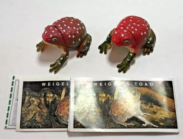 YOWIE Series 3 MOULD, COLOUR & PAPER VARIATIONS - Weigel's Toad - Vintage Yowies