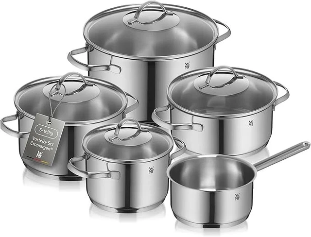 Set de casseroles en aluminium empilable 9 pièces Berger - Berger Camping