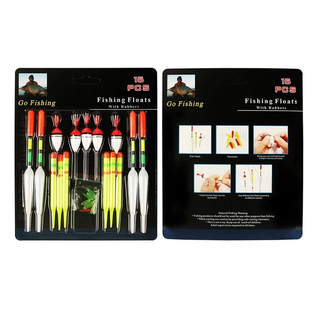 Ensemble Flotteurs Pêche Haute Sensibilité - Kit Jour Et Nuit Pour Pêche Sportive