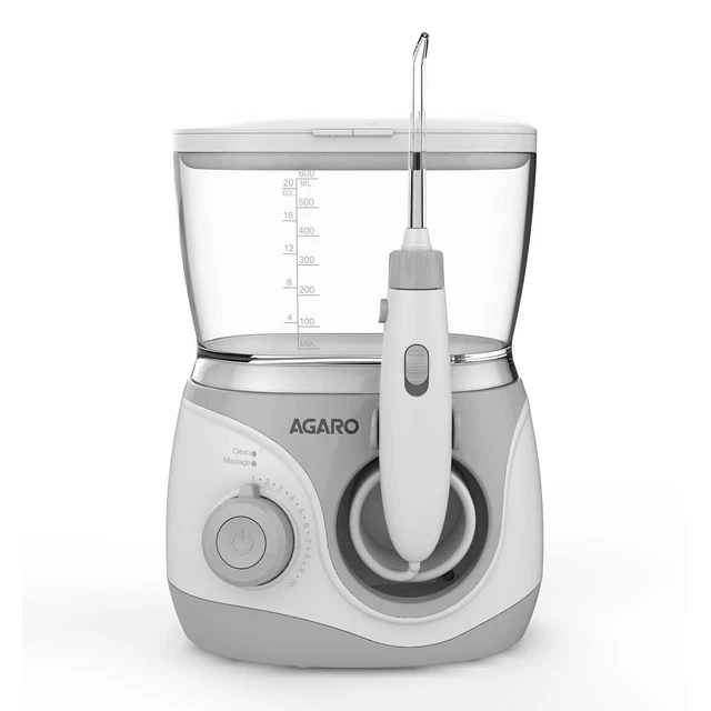 AGARO Tabletop Oral Irrigator IPX4 600ml Eau Dentaire Flosser Oral Pour Les...