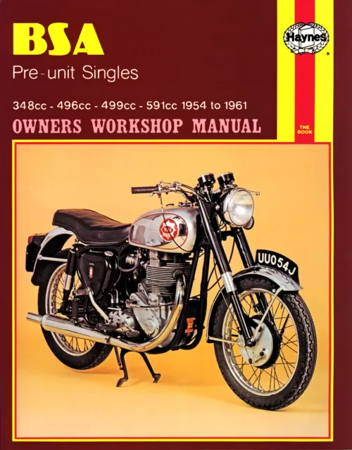 BSA Pre-unit Singles (54 - 61) Haynes Repair Manual