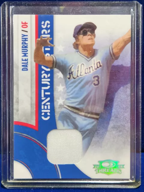 Dale Murphy 2008 Donruss THREADS Jersey Swatch Relic #/100 Atlanta Braves LEGEND Dale Murphy 2008 Donruss THREADS Jersey Swatch Relic #/100 Atlanta Braves LEGEND