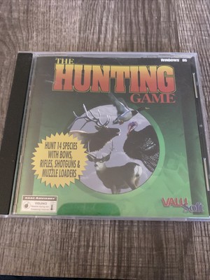 The Hunting Game Windows 95 CD-ROM PC New In Sealed Big Box Valu Soft 14 Species