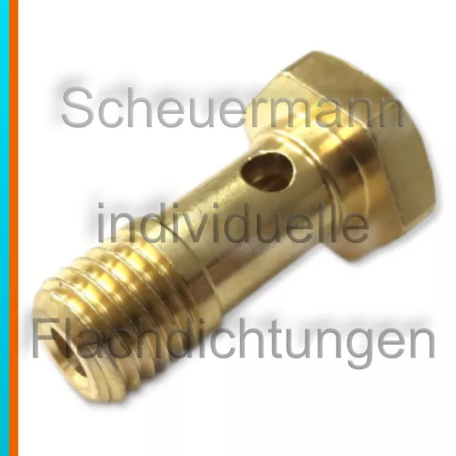 1x Hollow Screw Gasoline Connection for Weber 40 Ida, Idtp , Ids, If, Idl Carb