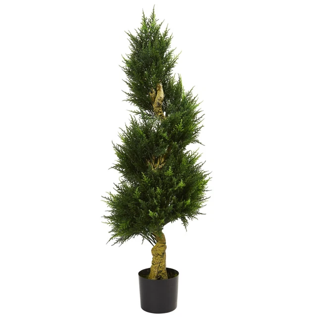 4.5' Spiral Cypress Artificial Tree Uv Resistant (Indoor - Outdoor)