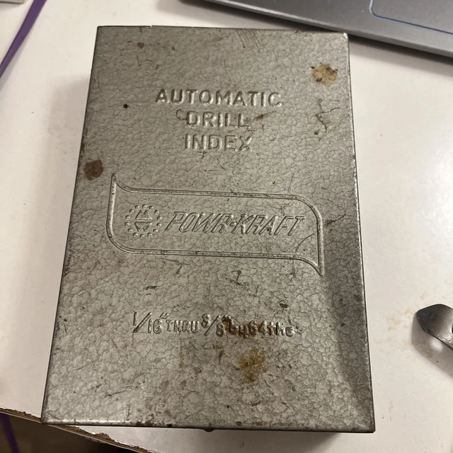 Almost Complete! Powr-Kraft Hss Automatic Drill Index 1/16" To 1/2"