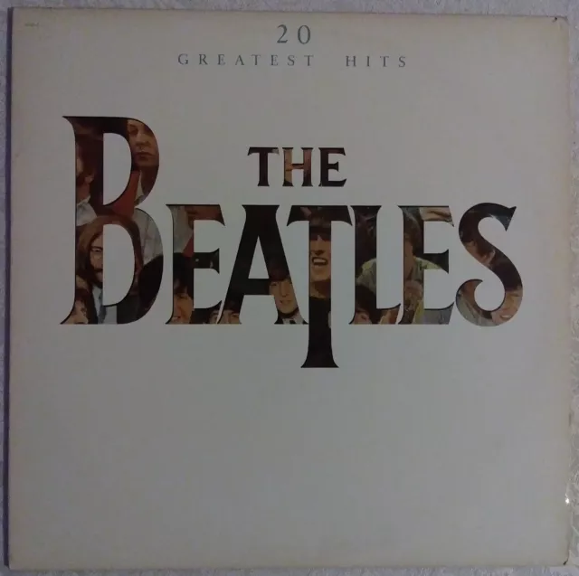 The Beatles 20 Greatest Hits 1St Pres Cover Vinyl Capitol Rec Sv-12245 1982 Vg++