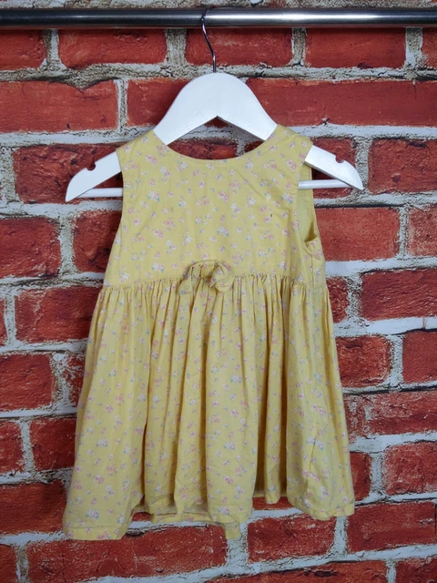 PACCHETTO BAMBINA ETÀ 9-12 MESI NEXT JOULE ecc SET ABITO FLOREALE PINAFORE 80CM 2