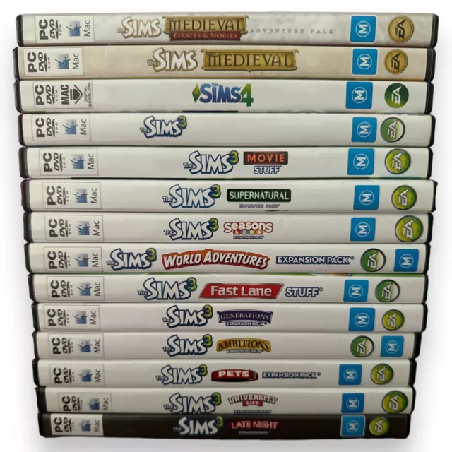 THE SIMS 4 PC Game Bundle With Expansion Packs Mix Disc And Download Free  Post $80.00 - PicClick AU