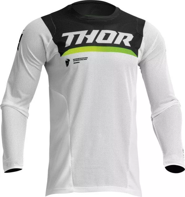 THOR Pulse Air Cameo MX Motorcross Jersey White 2023 Model