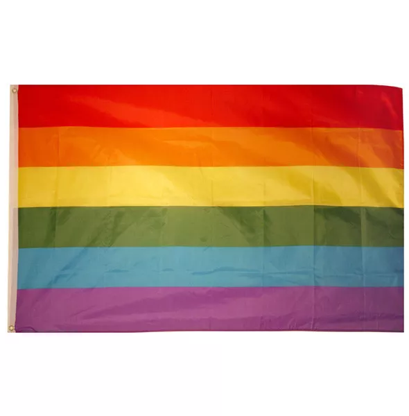 New Large LGBTQA Rainbow Gay Pride Festival Diversity Flag 3ft x 2ft Flag F77284