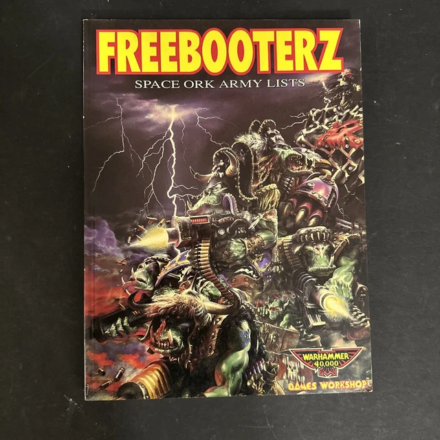 OLDHAMMER WARHAMMER 40K Rogue Trader Freebooterz Space Ork Army Lists ...