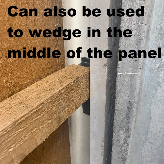 FENCE PANEL CLIPS (20 pack) stop fence panels rattling in wind, fence