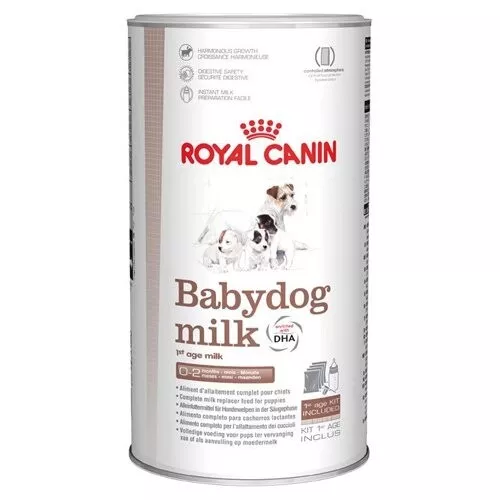 Royal Canin Babydog Milk 400G + Botella & Tetinas, Nuevo
