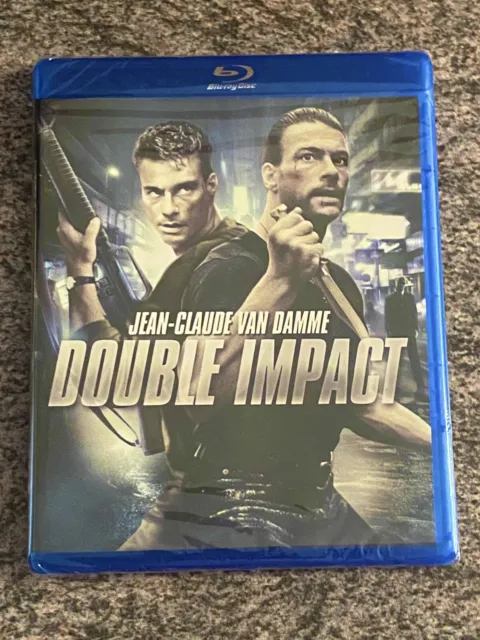 Double Impact (Blu-ray, MGM, 1991 Jean-Claude Van Damme Action) NEW / SEALED