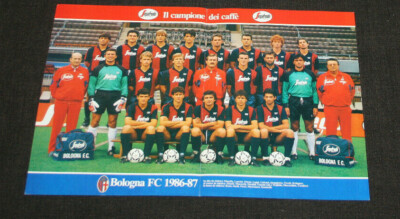Poster Grand Format Bologna FC 1986-87 – Équipe De Football Italienne