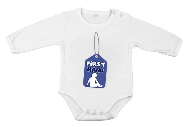 Body a maniche lunghe per bambino neonato di prima mano idea regalo divertente