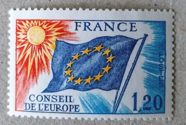 FRANCE TIMBRE DE SERVICE - CONSEIL DE L'EUROPE N° Y&T 48 "drapeau" NEUF**