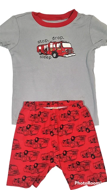 Gymboree fire trucks pj's, size 7, EUC, no holes, stains and minimal fading. Gymboree fire trucks pj's, size 7, EUC, no holes, stains and minimal fading.