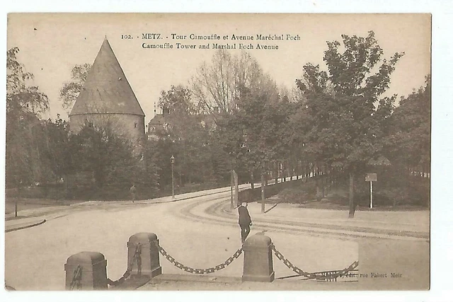 57  Metz  Tour Camouffle Et Avenue Marechal Foch