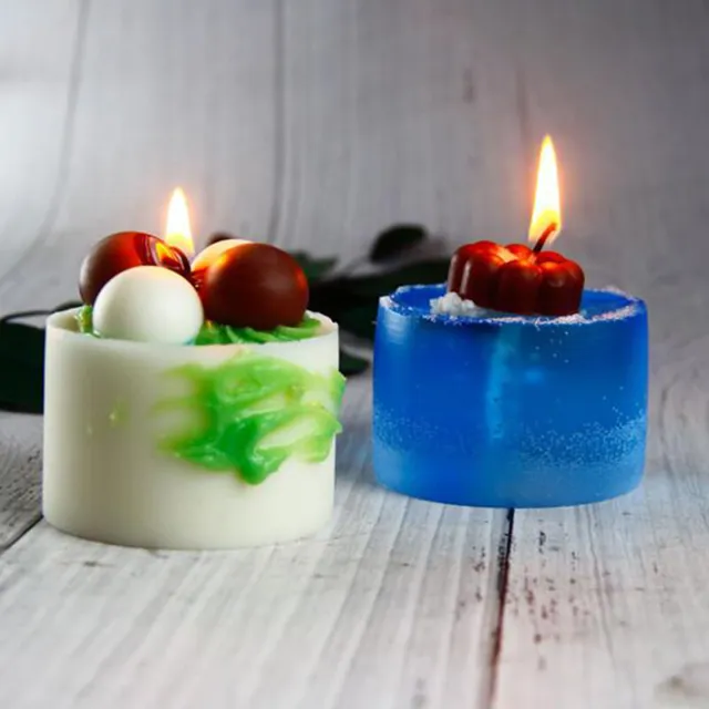 Cylindrical Candle Mould Handmade Candle Mold Silicone Mold Wax Mold Small CY  q