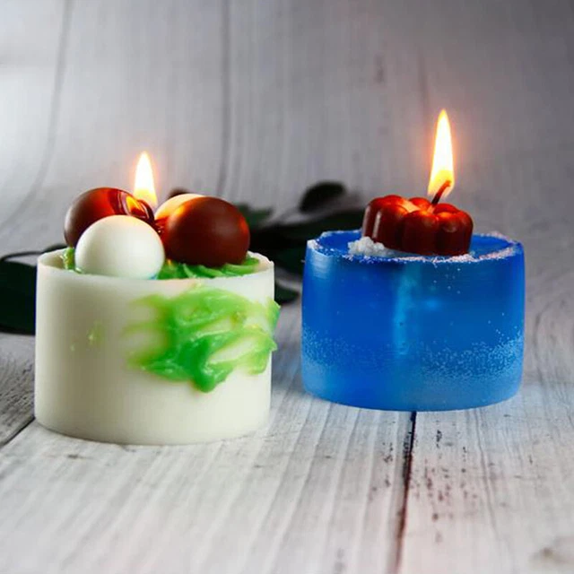 Cylindrical Candle Mould Handmade Candle Mold Silicone Mold Wax Mold Small CY  q