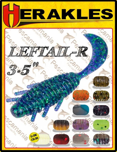artificielle mini softbait Herakles RINGO TAIL 50mm Crab