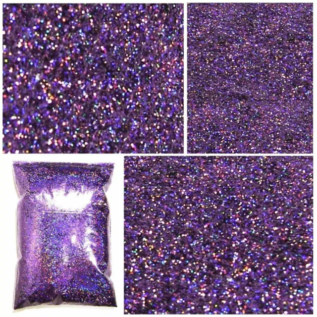 2 lb / 907g Lavender Jewels Holographic Metal Flake, .004" to .025", Holo Flake