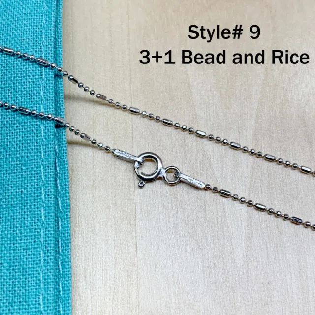 Real SILVER Unique Jewelry SOLID 925 Sterling Silver Chain Necklace Made Italy