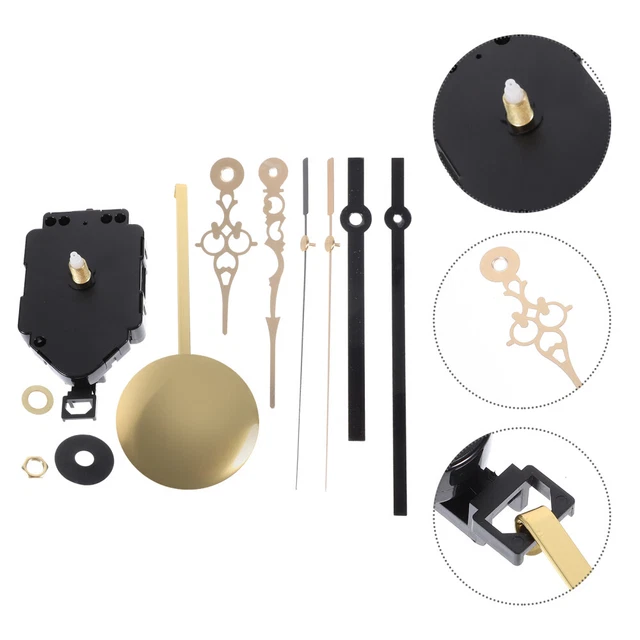 WALL CLOCK REPAIR Parts DIY Mechanism Movement Quartz Pendulum £11.45 ...