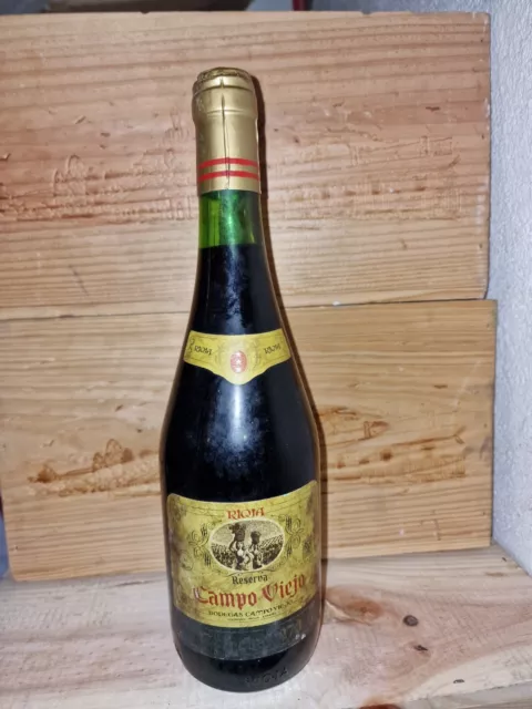 1x 1970 CAMPO VIEJO Gran Reserva Rioja Perfecto estado. Botella vino Red Wine.