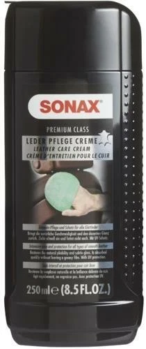 SONAX PremiumClass crema para el cuidado del cuero 282141 250 ml