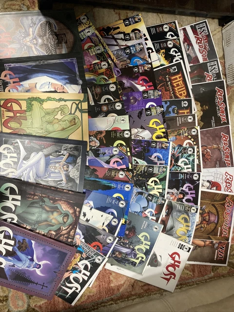 Huge Comic Lot - Ghost, Hellboy & Red Sonia- 6 TPBs, Rares & variants- 48 Comics