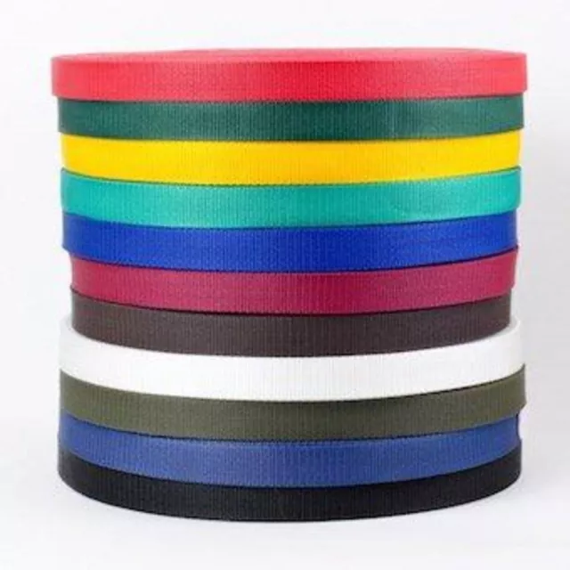 Polypropylene Webbing Strap Tape Choice of Colour and Width