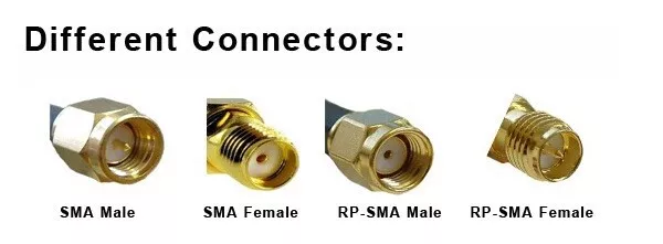 DANIU Adapter SMA Female To 2