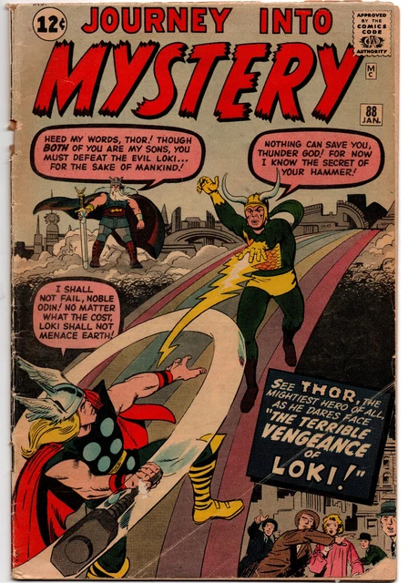 Journey Into Mystery #88 (1963) - 2nd Loki! - Key!