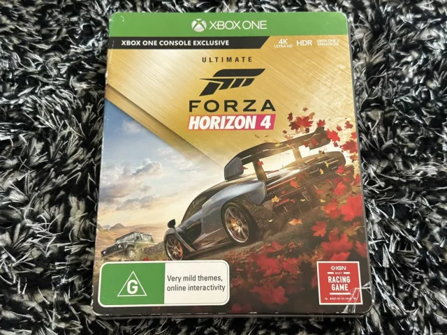 Forza Horizon 4 Xbox One Game and Ultimate Edition Steelbook