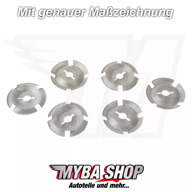 20x Clips Protección Sujeción Plástico Disco para Peugeot Citroen 703017