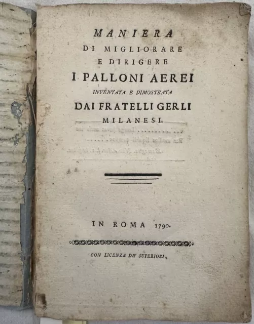 Maniera Di Migliorare E Dirigere I Palloni Aerei Gerli Aerostatico Mongolfiere