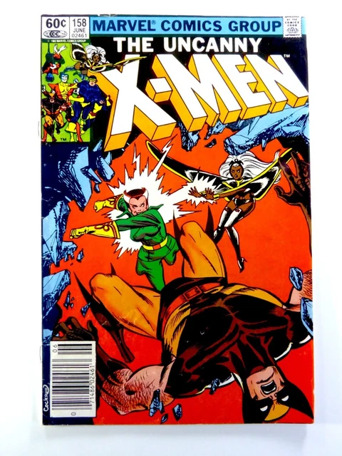 Marvel THE UNCANNY X-MEN #158 (1982) Newsstand Rouge Joins Team Key FN (6.0)