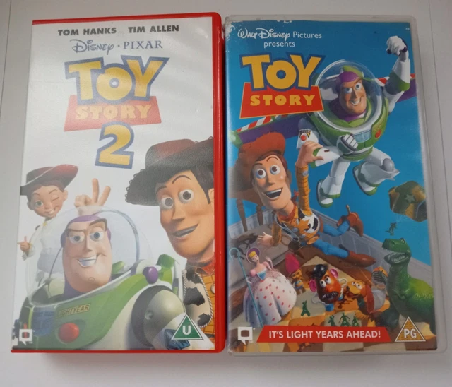 TOY STORY 1 & 2 VHS Videos Disney Pixar. PAL Bundle Kids £9.50