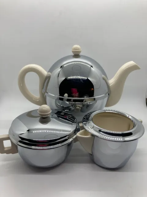 Art Deco Heatmaster Three Piece Tea Set With Tea Cosy, Fantastic Condition