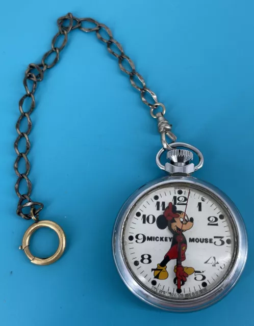 Mickey mouse pocket sales watch model 90001