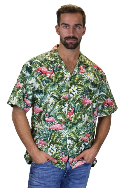 Vintage Floreale Camicia Hawaiana Grandi Retrò Aloha Tropicale
