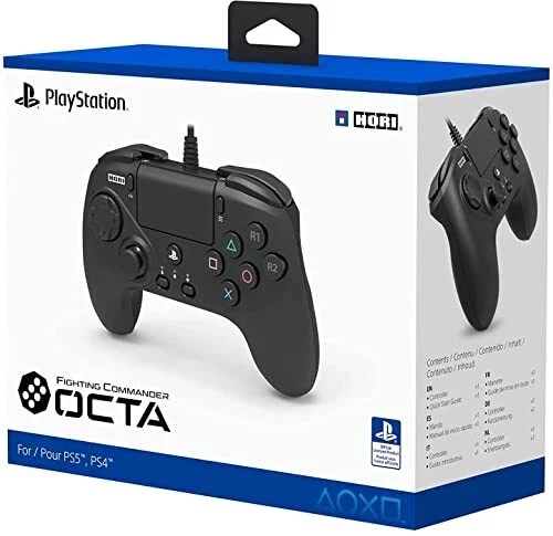 HORI FIGHTING COMMANDER OCTA Controller for PS5/PS4/PC - Wired Fightpad ...