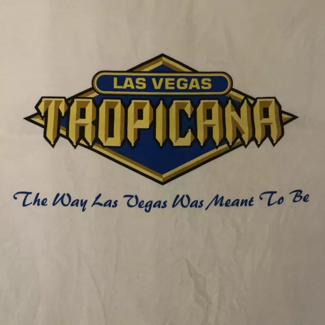 Vintage 90's Tropicana Las Vegas T Shirt Men’s Size M White